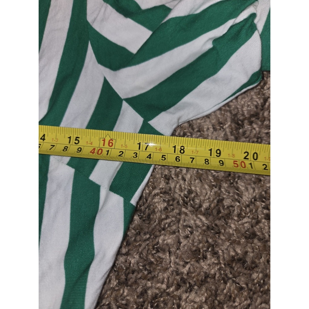 Boden Dress Womens Size US 6R Green White Striped Button Up Midi Shirt - Picture 12 of 16